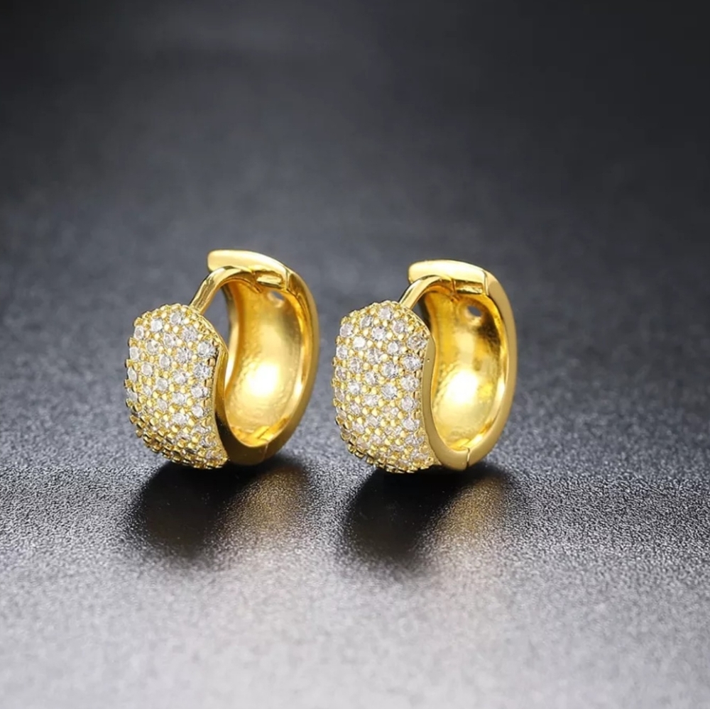 Gold Plated Small Hoop Earrings